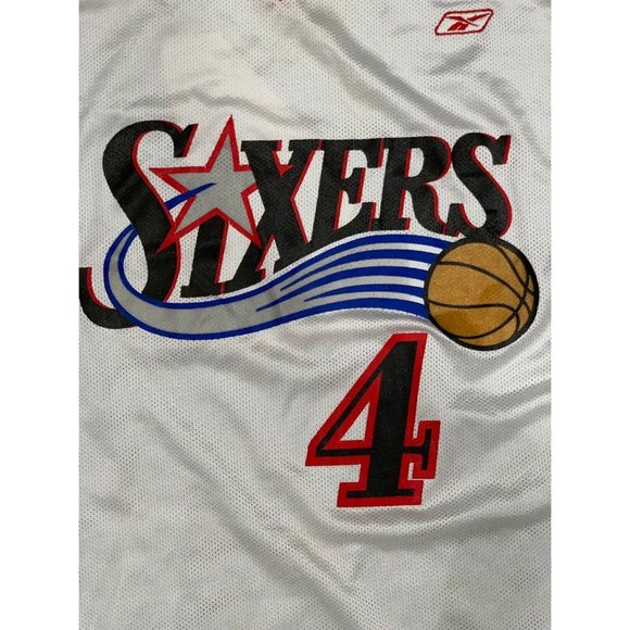 Vtg 76ers Webber Jersey 2XL - Picture 4 of 7